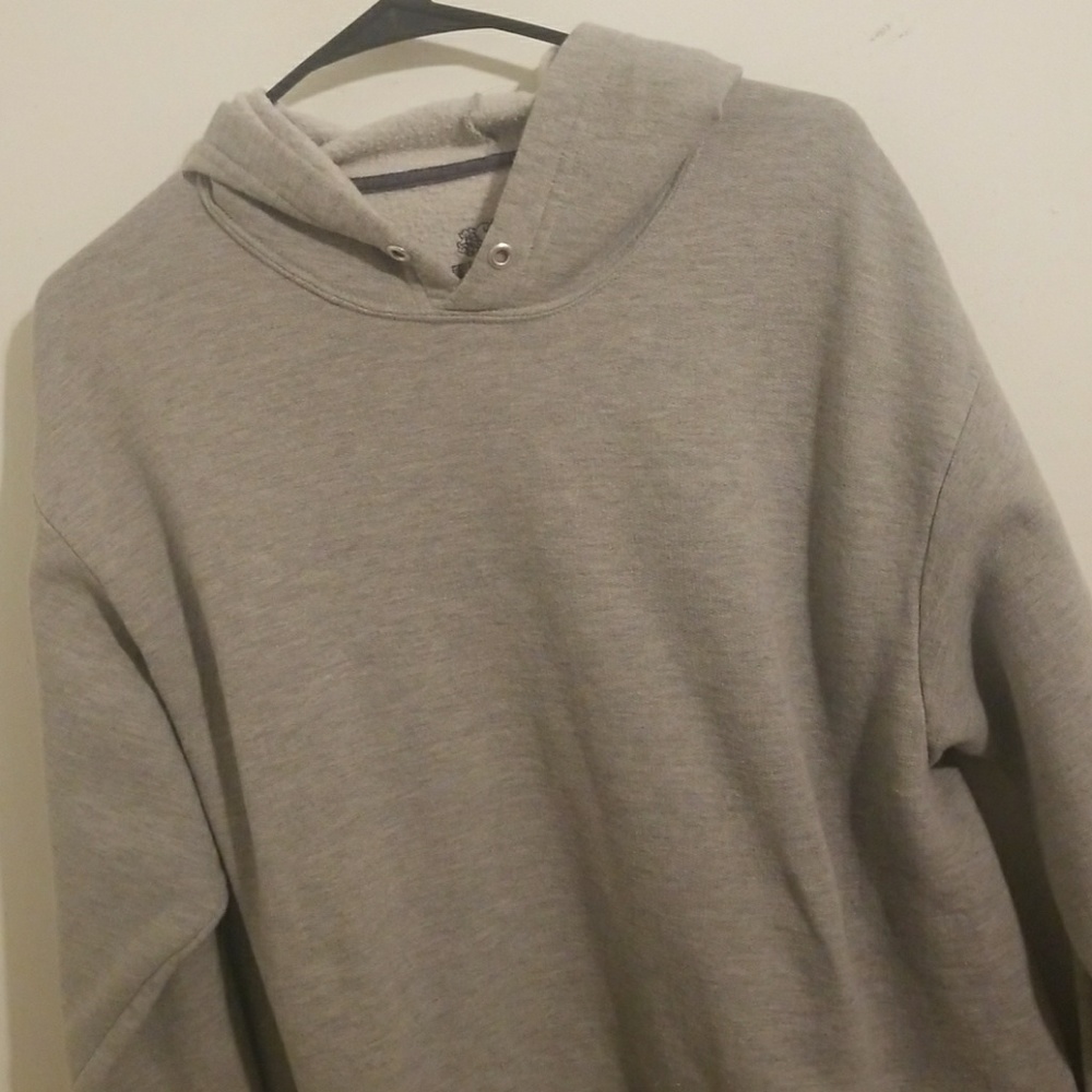 Plain gray hoodie